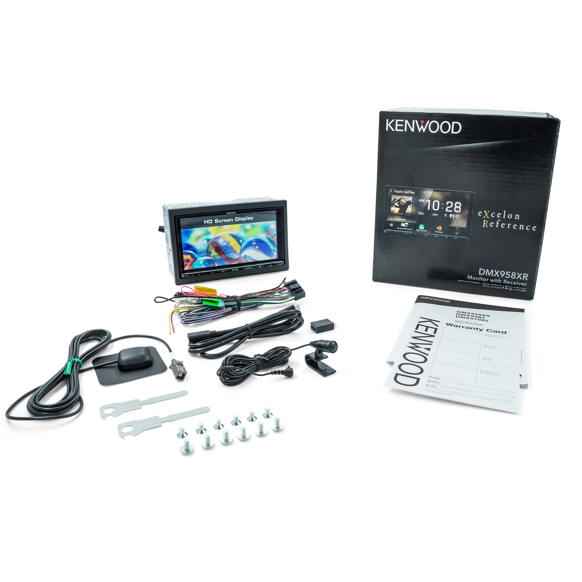 Kenwood DMX958XR Multimedia Car Stereo Receiver Wireless Apple CarPlay and Android Auto - Freemans Car Stereo