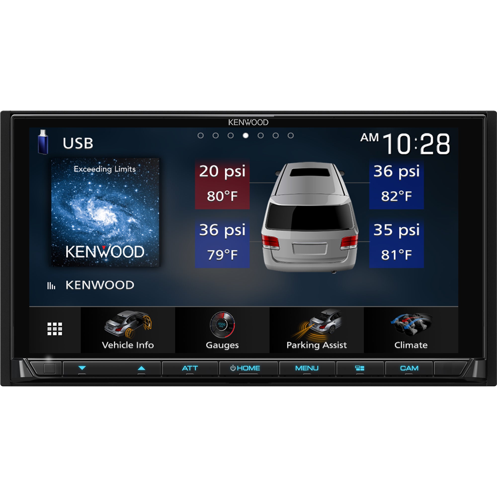 Kenwood DMX958XR Multimedia Car Stereo Receiver Wireless Apple CarPlay and Android Auto - Freemans Car Stereo