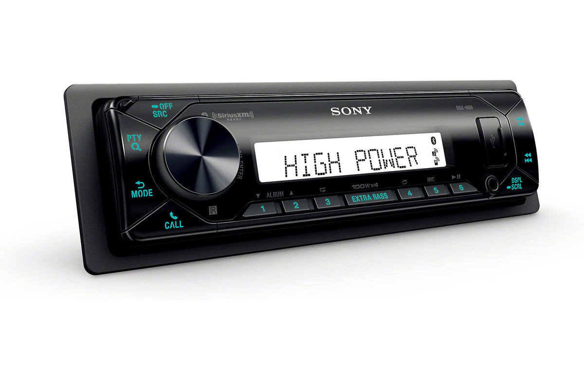 Sony DSX-M80 Radio + Scosche HD9813BN Dash Kit for Harley Davidson