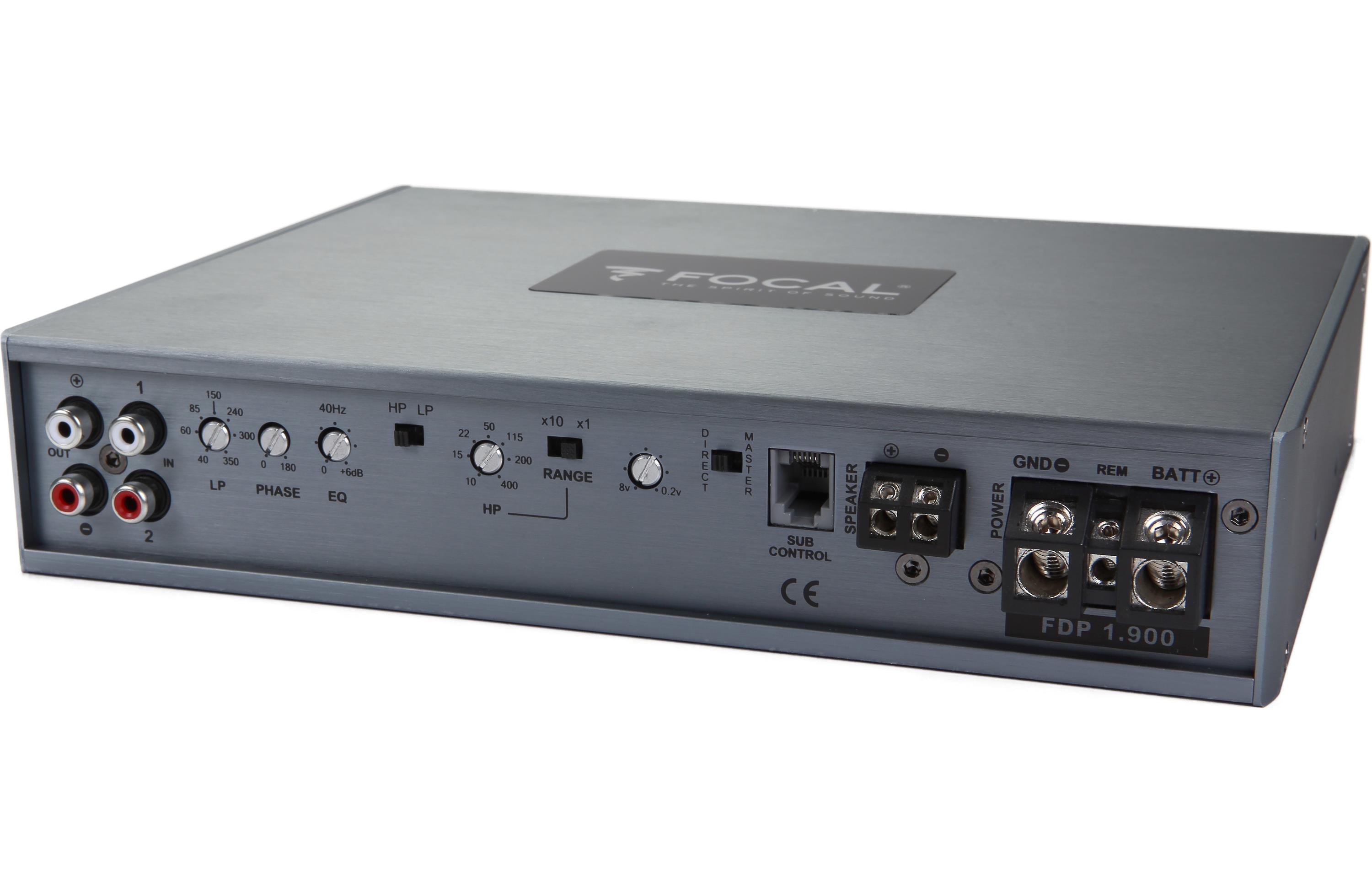 Focal FDP1.900 Mono Amplifier  — 850 watts RMS x 1 at 2 ohms
