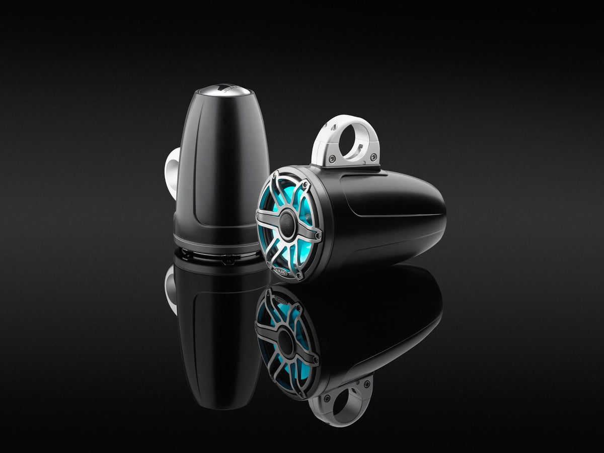 JL Audio M6-770ETXv3-Sb-S-GmTi-i 7.7" Marine Tower Speakers