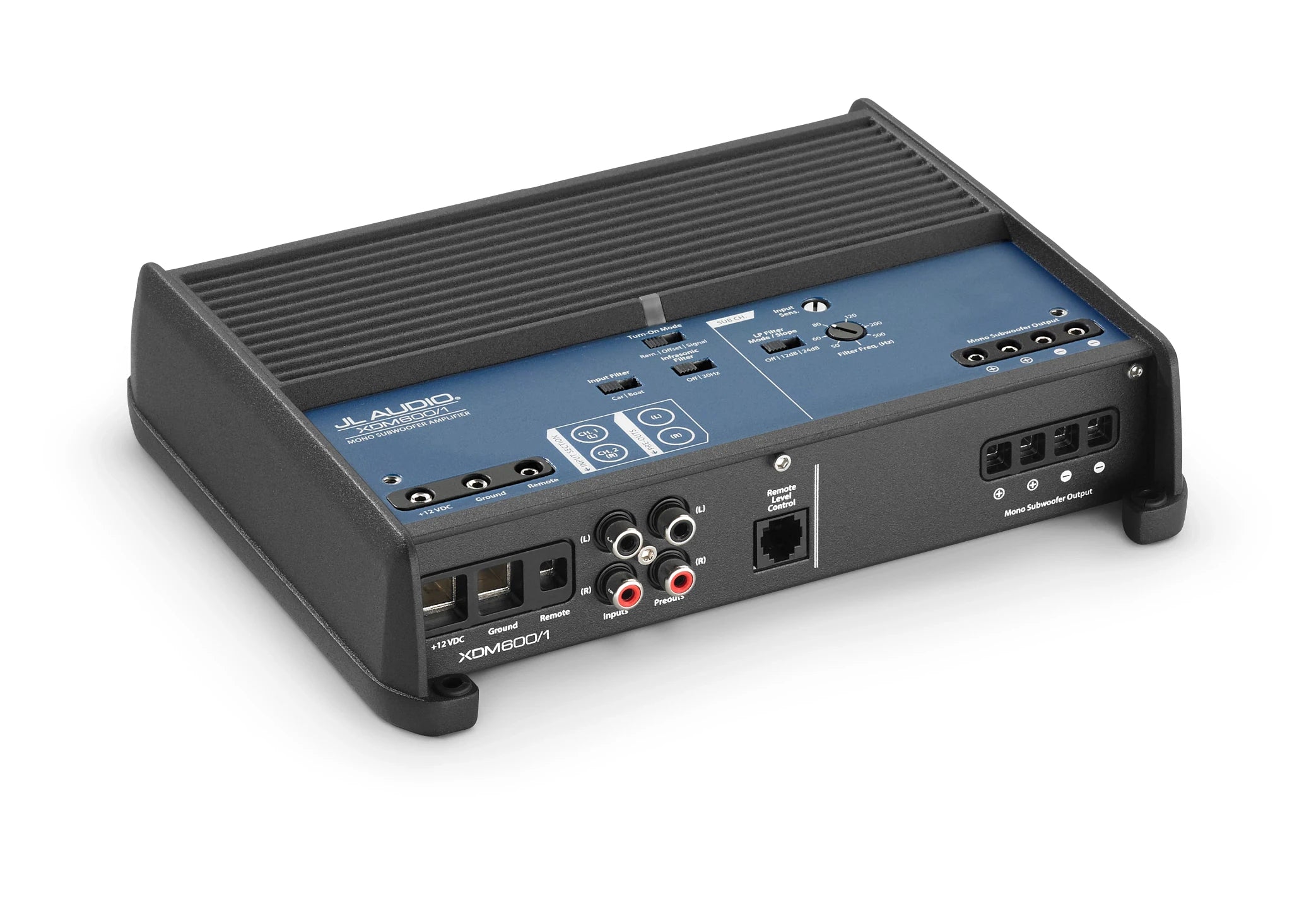 JL Audio XDM600/1 Monoblock, Class D, Car/Marine Subwoofer Amplifier, 600 W
