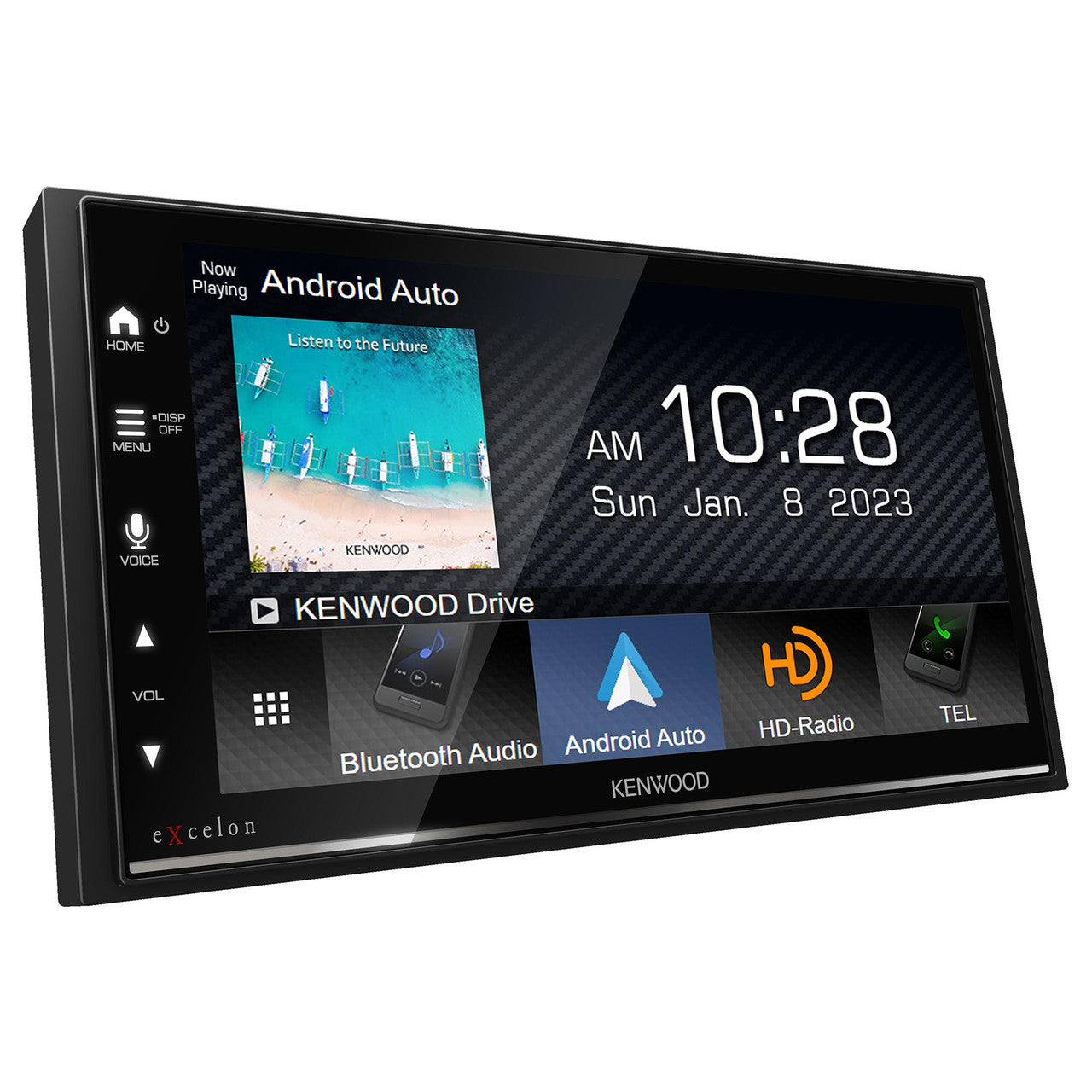 Kenwood Excelon DMX709S 2-DIN Headunit + SXV300v1 SiriusXM Tuner Bundle - Freemans Car Stereo
