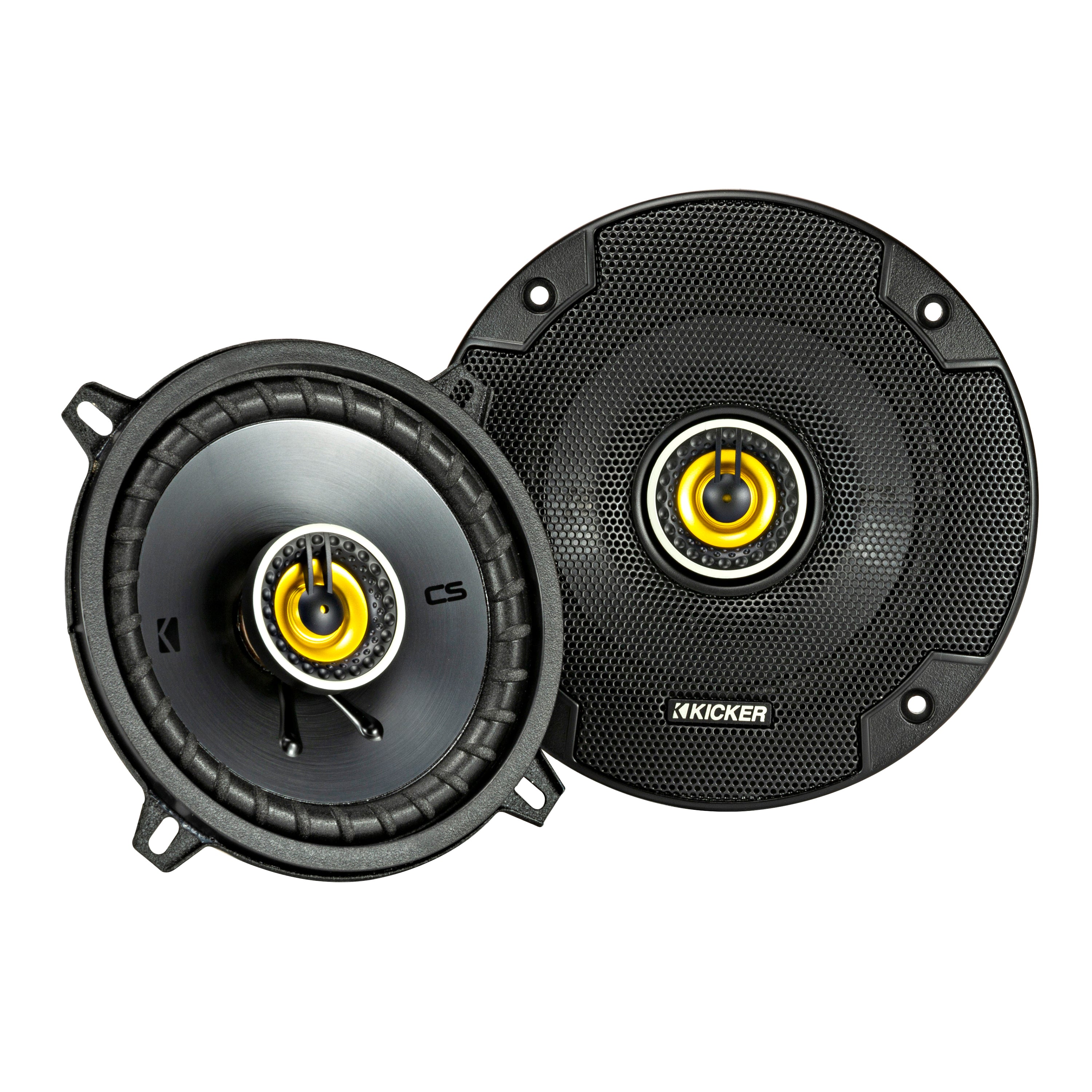 Kicker 46CSC54 x2 Pairs 5.25" Speakers + 46CXA360.4T Amplifier Bundle - Freemans Car Stereo