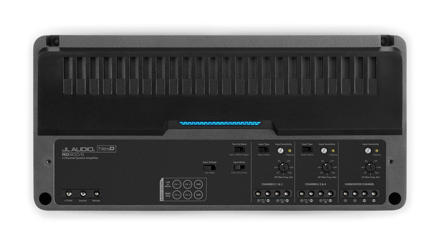 JL Audio RD900/5: 5 Ch. Class D System Amplifier, 900 W - Freeman's Car Stereo